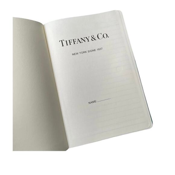 NEW Tiffany & Co Blue and White Notebook Journal Magnetic Closure - Picture 7 of 10